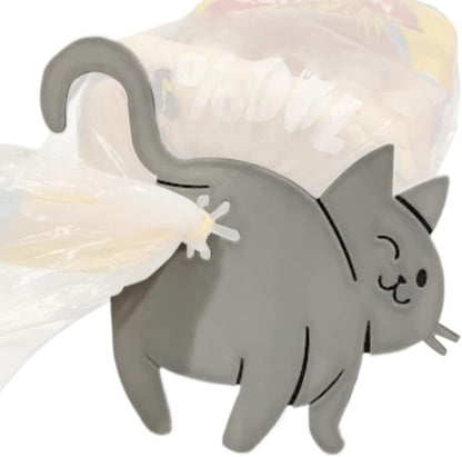 Bread Ties, Cat Butt Bread Clip, Reusable Food Clips for Breads, Funny 3D Printed Bag Holder, Quirky Home Decor, Novelty Kitchen Gadget for Cat Lovers