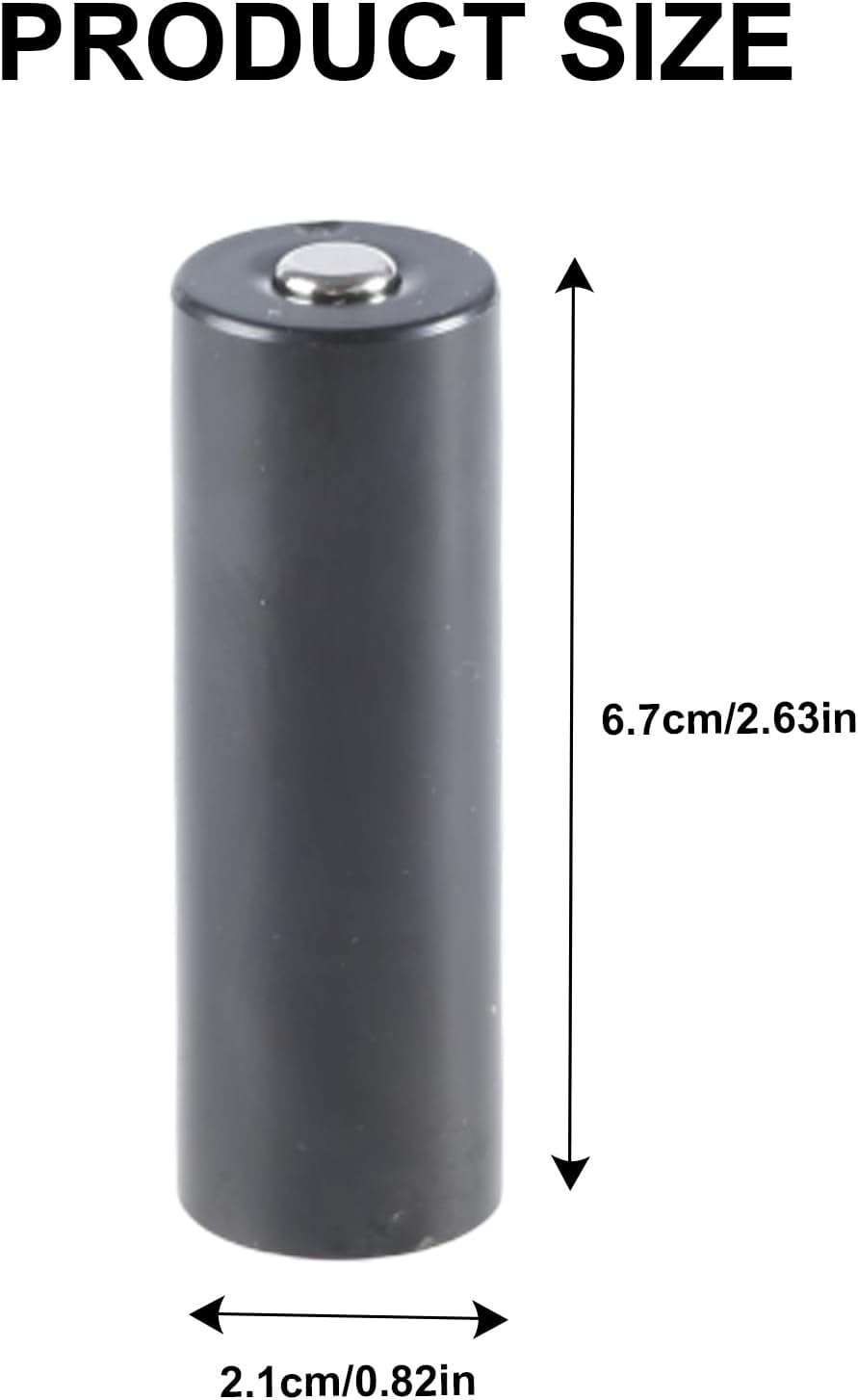 Woedpez Black Battery Conversion Adapter Sleeve for 18650 to 21700 Cylindrical Battery Holder Box Conversion Tube