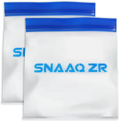 Odor Proof Storage Bags-9" x 10", Reusable Double-Tracked Zip Closure Barrier Storage Bags Lock in Odors Keep Contents Fresh and Waterproof, Large No-Odor Bear Bag fit Camping, Hiking, Water Sports and Home Organization（2 Pack）