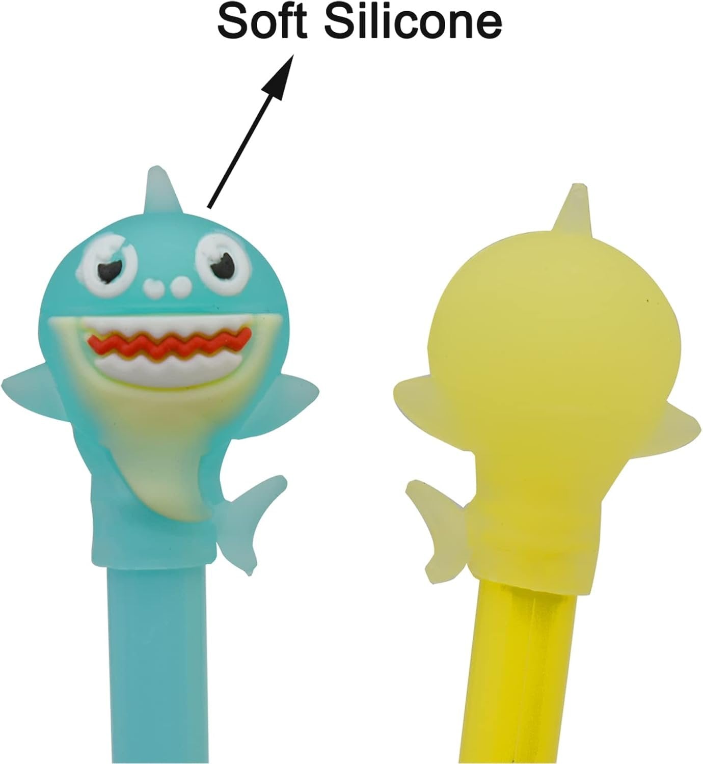 Maydahui 12PCS Cartoon Shark Gel Pen Cute Dolphin Pens Black Ink for Students Stationery School Supplies
