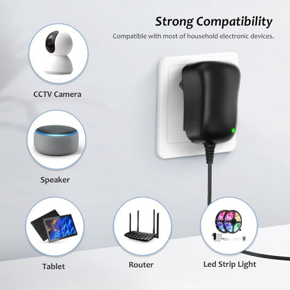 Zolt 12W Universal AC to DC Power Supply 3 V 4.5 V 5 V 6 V 7.5 V 9 V 12 V 1 A, Multi-voltage Adapter with 8 DC Plugs for Home Electronics