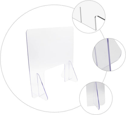 MAGICLULU Sneeze Guard for Desk Office Desk Screen Sneeze Guard Shield Easy Install Clean