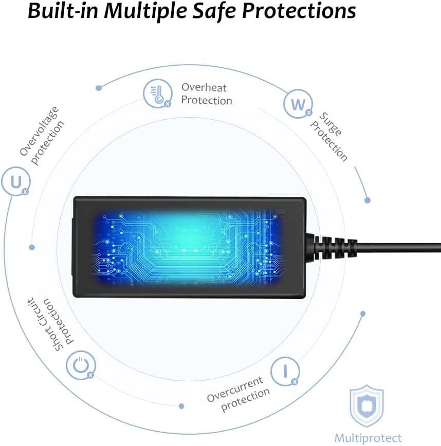 Zolt Universal AC to DC Power Adapter 5V 6V 7.5V 9V 12V 13.5V 15V 3A Slotted Power Transformer for Electronics 3000mA