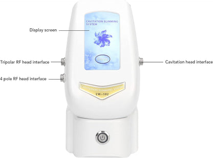 Cavitation Machine, 100-240V Cavitation Slimming Device 4 In 1 40K Fat Burning Machine Body Slimming Vacuum Machine Skin Care Adjustable Colorful Touch Screen for Arm