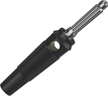 DIYhz 10Pcs 32A High Current Screw Type 4mm Banana Plugs Male Stackable Connector Speaker Cable Adapter for Speaker (5 Red+5 Black)