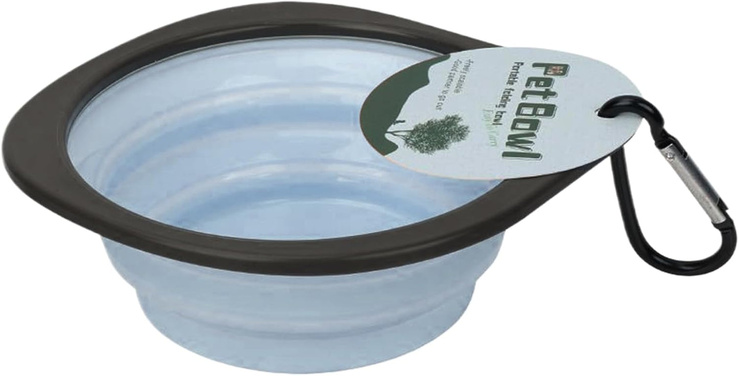 Ciotola per cani | Ciotola pieghevole da viaggio per cani | Piatto da viaggio pieghevole per cibo e acqua per animali domestici | Alimentatore portatile in silicone per cani e gatti, ideale per