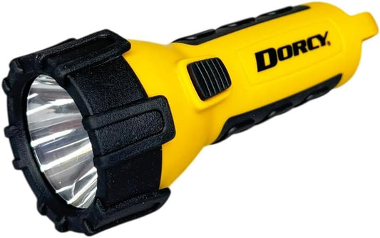 Dorcy 150-Lumen Waterproof Floating LED Flashlight with Carabiner Clip, Yellow (41-2521)
