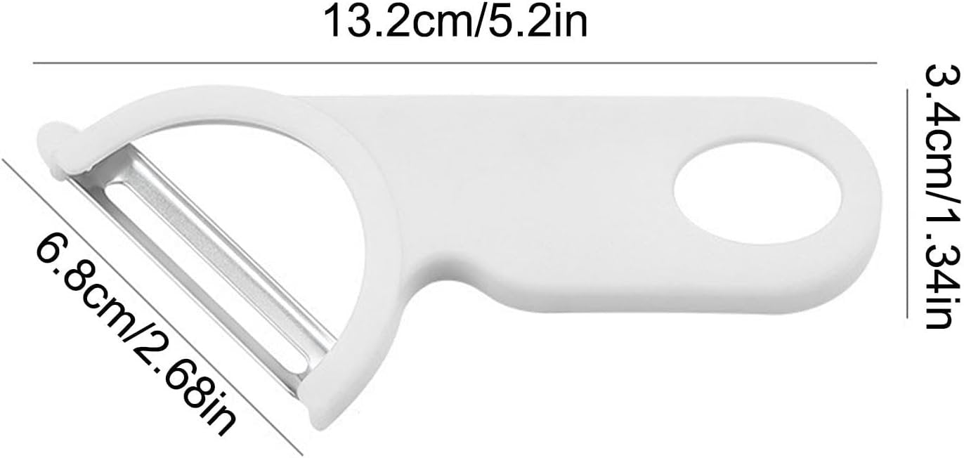 fanelod Y Pelapatate, pelapatate da cucina | Pelafrutta in acciaio al carbonio - Utensile per sbucciare a forma inclinata Gadget da cucina Affettatrice per cavolo per mele Patate Frutta Carote