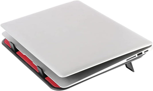Tofficu 5V Laptop Cooling Pad Stand with Dual USB Fans Angles for Enhanced Airflow Lightweight Portable Design for Optimal Laptop Use