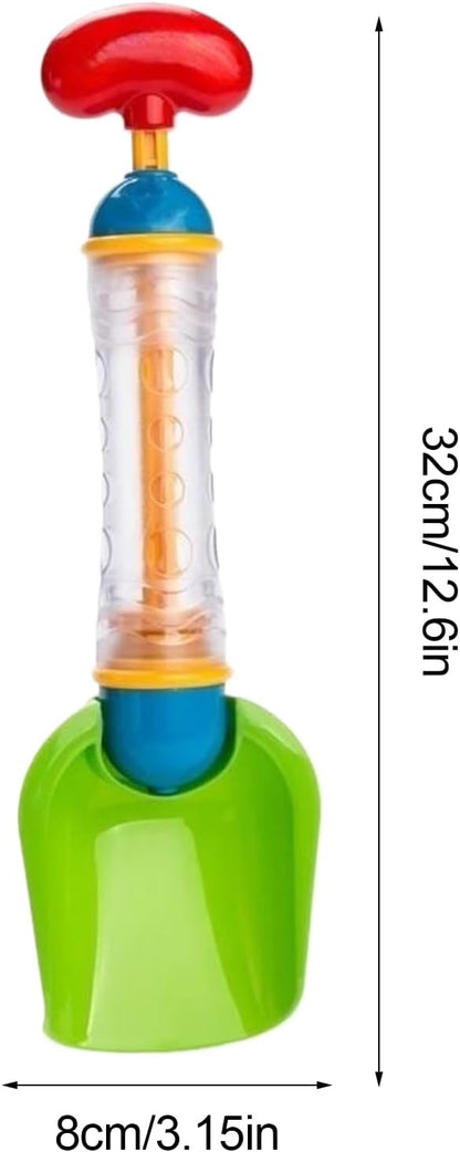 Water Squirter Sand Shovel Toy, Water Soaker Digging Tool 11.02x3.94x1.97 inches Summer Splash Play, Ideal for Kids Boys Girls Beach Pool Garden and Creative Outdoor Adventures