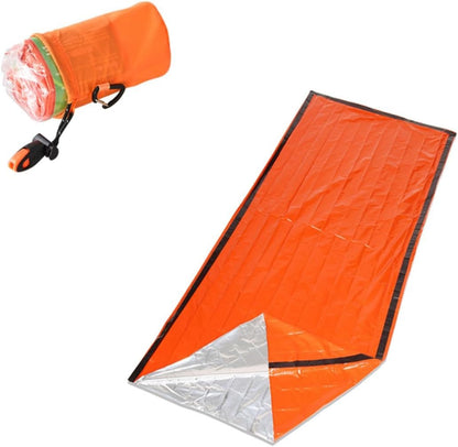 Generic Pe Aluminum Film Mat for Outdoor Camping Hiking Compact Portable Tent with Storage Whistle Orange