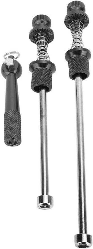 Aluminum Alloy Road Bike Anti Theft Quick Release Skewers Wheels Locking Security