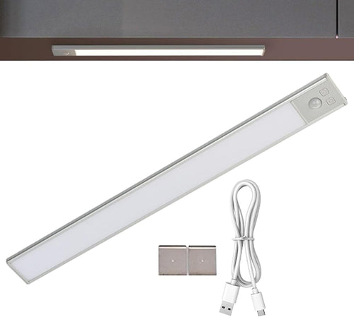 shjxi Under Cabinet Lights, LED Light Strip, Magnetic Mount Design, Adjustable 3 Color Temperature, Compact Size, Excellent for Bedroom, Wardrobe, Kitchen, Stair Night Lighting