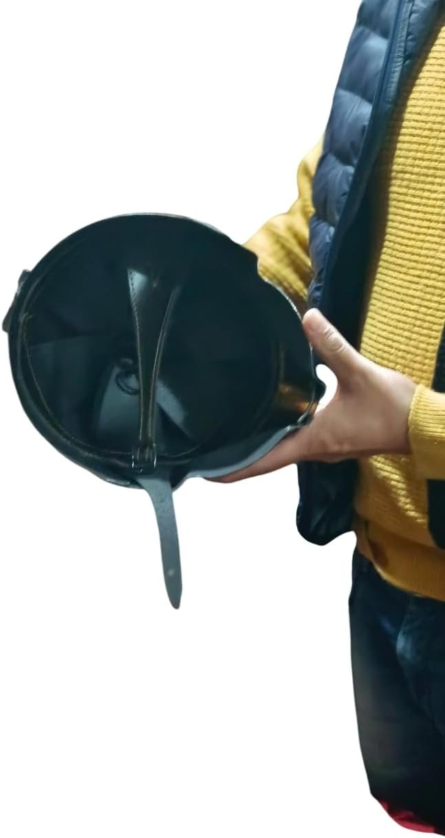 Mandalorian Black Steel Helmet Wearable Armor Boba Fett Movie LARP Men Costume Cosplayby Allory Tech