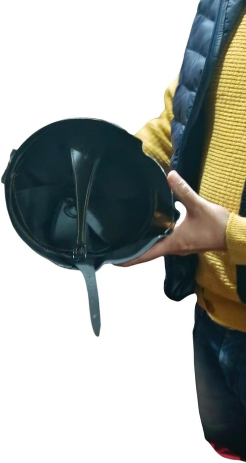 Mandalorian Black Steel Helmet Wearable Armor Boba Fett Movie LARP Men Costume Cosplayby Allory Tech