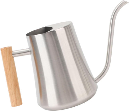 Elegante Lattina a Bordo Interno con Manico da Becco e in Legno - Design in Acciaio Colorato per Piante Domestiche, Ers, Succulente e Bonsai L Opachi Opachi (#3)