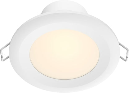 Philips Hue White Ambiance Smart Downlight 90mm V2 (4-Pack) 800 Lumens â€“ Energy-Efficient LED Downlights, Dimmable, Compatible with Hue Bridge, Alexa, and Google Assistant