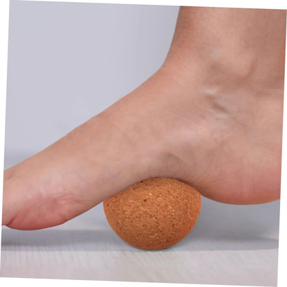 Mipcase palla da yoga muscolare per massaggio in sughero palla da massaggio in sughero palline da massaggio accessori per massaggi palla massaggiatore trucioli di sughero