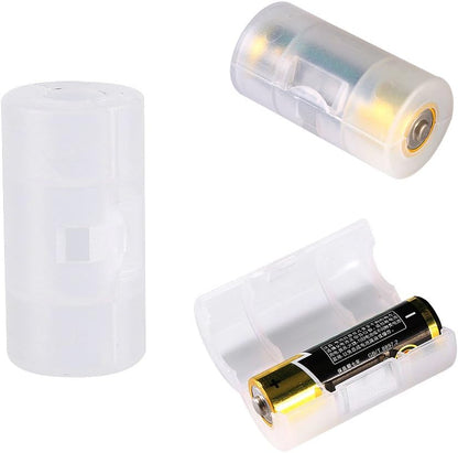 Socobeta 4 PZ Convertitore di Batteria 5 a 2 AA a C Convertitore di Batteria da AA a C