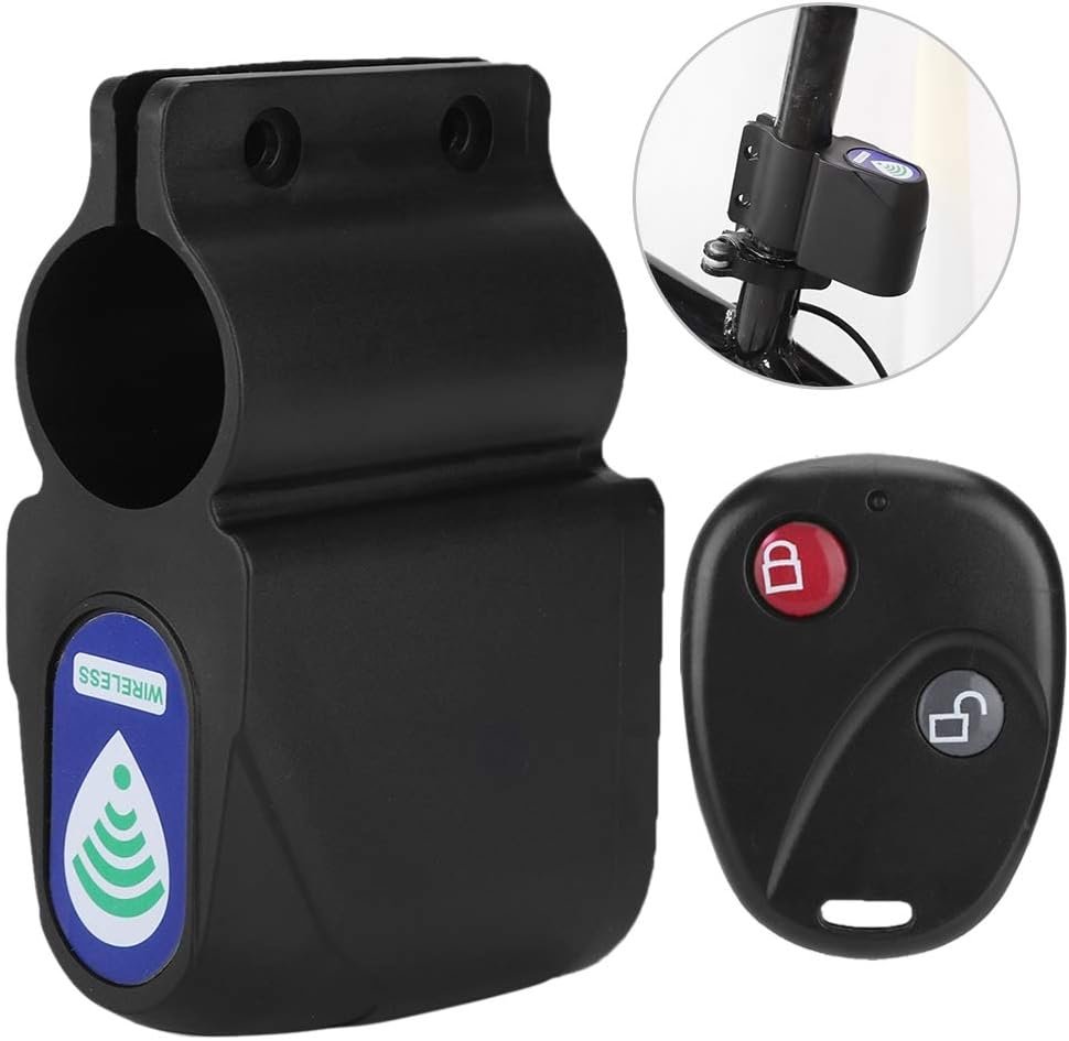 Anti-Theft Bike Lock 120dB Alarm Security Lock 0.1kg Ultralight Wireless Remote Control Alarm