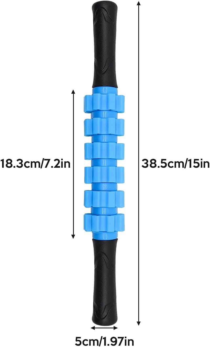 Muscle Roller Stick ValueHall Roller Massage Stick Body Massage Sticks Tools for Relieve Muscle Soreness Loosen Acupuncture Points Help Legs and Back Recovery V3B01