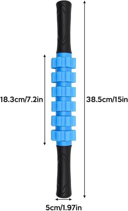 Muscle Roller Stick ValueHall Roller Massage Stick Body Massage Sticks Tools for Relieve Muscle Soreness Loosen Acupuncture Points Help Legs and Back Recovery V3B01