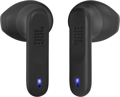 JBL Wave Flex, JBL Deep Bass Sound, Comfortable fit, Up to 32 (8h + 24h) total hours of battery life with speed charging, Stay aware of your surrounding, Hands-free calls with VoiceAware, Black