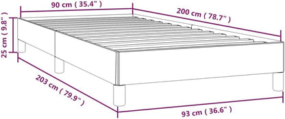 Lechnical Giroletto Marrone Scuro 90x200 cm in Tessuto,Mobili,Letti e Accessori,Letti e telai per Letti