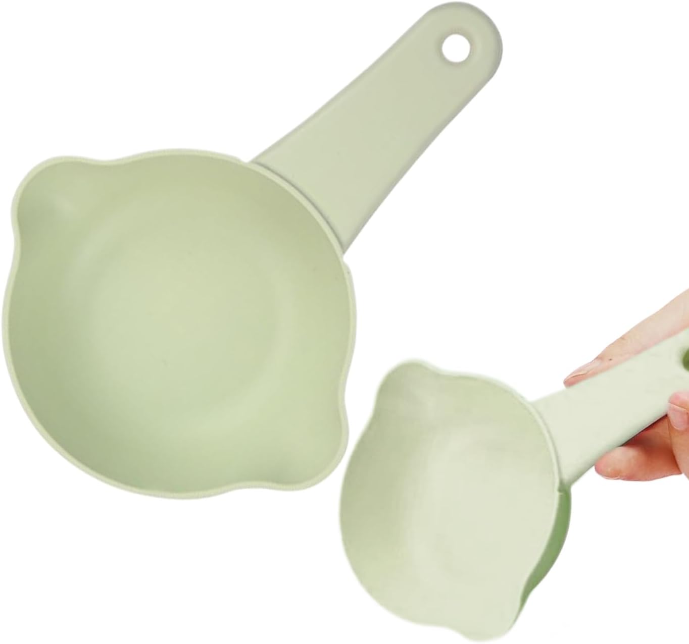 Qkbuza Pet Food Scoop, Adjustable Cute Anti-Spill 1 Cup Scoop, Measuring Cups, Cat Feeding & Watering Supplies For Wet, Grain, Cooking, Kitchen