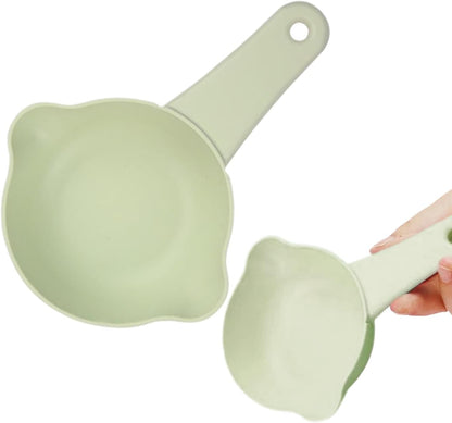 Qkbuza Pet Food Scoop, Adjustable Cute Anti-Spill 1 Cup Scoop, Measuring Cups, Cat Feeding & Watering Supplies For Wet, Grain, Cooking, Kitchen