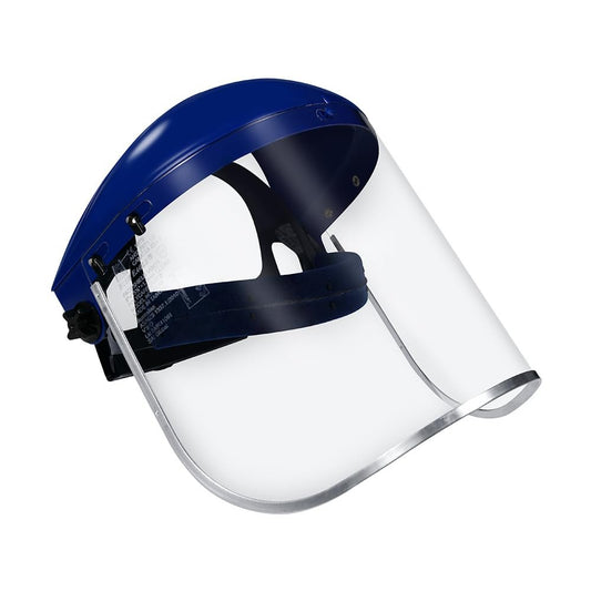 Blue Eagle BLUE EAGLE Full Face Impact Resistant Safety Faceshield (B1BL+FC48) | Clear | Extrusion-Grade Polycarbonate Visor | 1 Set + Replacement Visor
