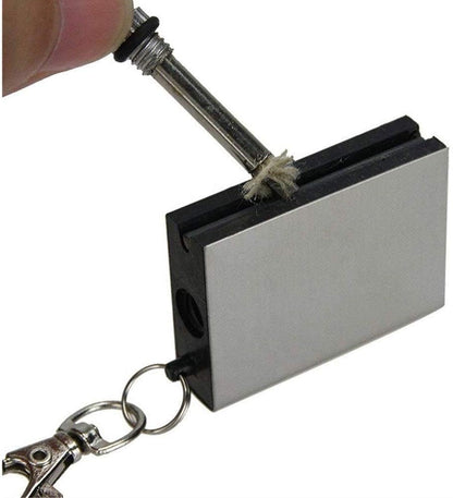 Scoutdoors Permanent Match & Emergency Lighter, Waterproof & Windproof - Stainless Steel Flint Fire Starter Survival Tool (3)