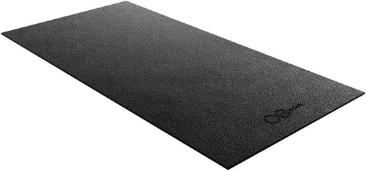 Cycleclub Bike Mat for Treadmill & Home Gym Equipment Machine Mat, Under Exercise Bike Trainer Accessories Mat Pad for Stationary Indoor Spin Bike Bicycle Hardwood Floor Carpet Mat