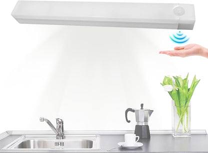ccuzs Smart LED Motion Sensor Light, Wireless Motion Sensor Cabinet Lighting, Stick-On LED Lights for Kitchen, Under Cabinet Lighting for Home, Motion-Activated Wireless Lights for Indoor Spaces