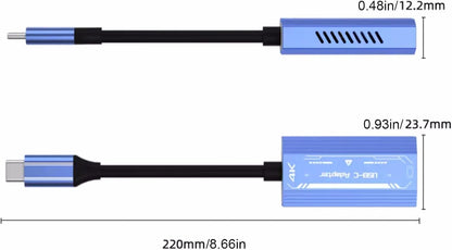 USB C AR Glasses Adapter | USB C Hub Converter,100W Charger, Support 4K@60Hz, Plug and Play Adapter for Smartphone Projector Video Display