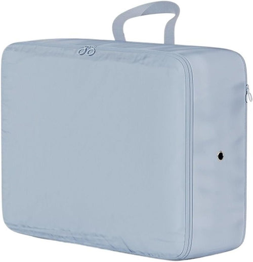 Baskets for closet organization Large Travel Compression Packing Box Portable Luggage Clothes Storage Bag Waterproof Drawer Bag(Blue,M36x26x10cm)