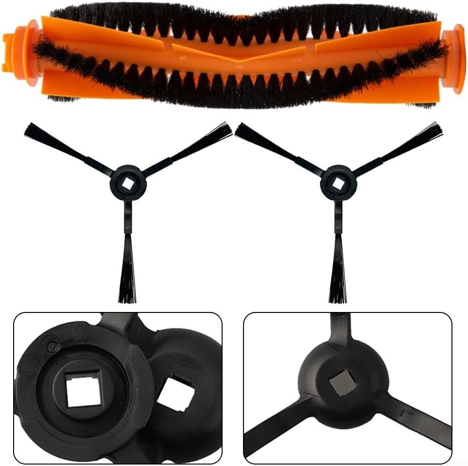Brought to Life Cleaning Essentials - Spazzola centrale con un paio di bordi di supporto per l'efficienza