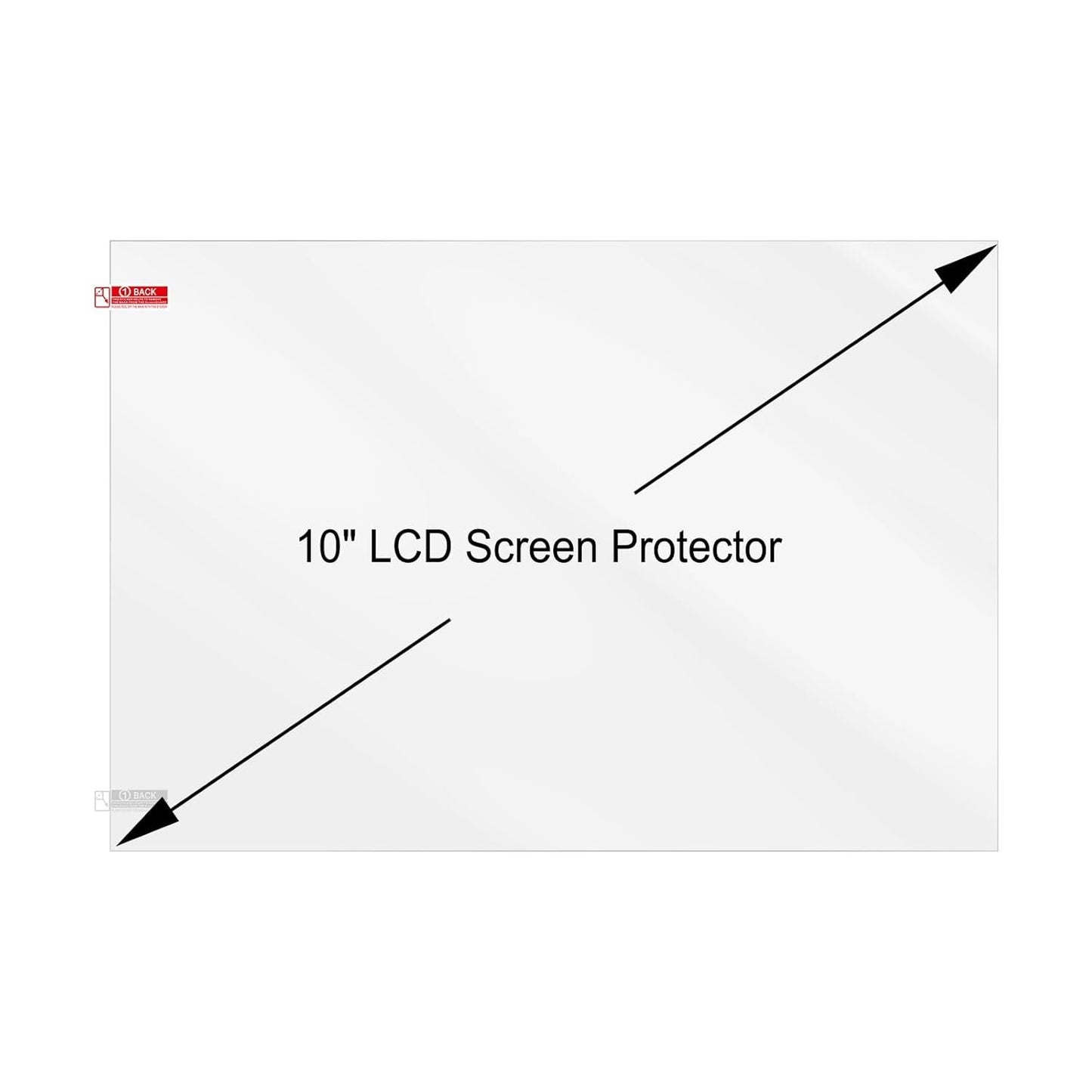 HIKUDIY 5PCS 10 Inches LCD Screen Protector Film - Scratch-Resistant High Light Transmittance Protective Films for ELEGOO Saturn 4 12K/Saturn 4 Ultra 12K LCD Resin 3D Printer
