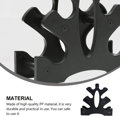 BESPORTBLE 3 Tier Dumbbell Rack: Tree Shape Dumbbell Storage Rack for Home Gym, Exercise