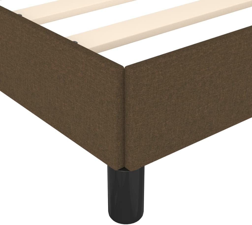Lechnical Giroletto Marrone Scuro 90x200 cm in Tessuto,Mobili,Letti e Accessori,Letti e telai per Letti