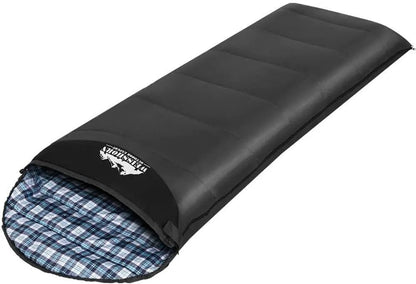 Weisshorn Sleeping Bag, Single Double Camping Bags 3 Season Warm Portable Water Resistant Lightweight Thermal Outdoor Gear Tent for Hiking Travel Backpacking, Adjustable Strap Compression Sack