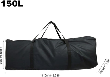 Heavy Duty Duffel Bag, Outdoor Gear Storage Bag, Oxford Cloth Tool Organizer for Camping, Hiking, Picnic, and Travel, Sturdy Design for All-Weather Use, Black, multi-coloured, us l/asia