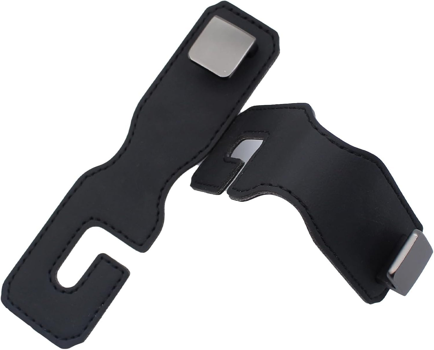 2 Pieces Car Seat Hooks, Interior Car Accessories, Car Storage Hooks, Car Seat Hooks Headrest for Hanging Bags, Shopping Bags, Clothes (Black)