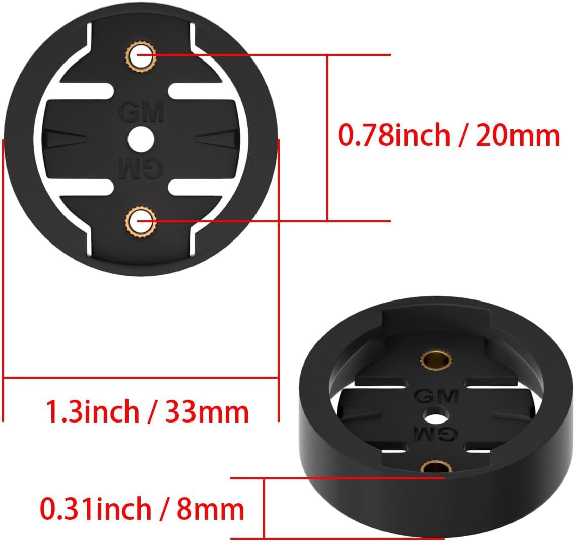 Mounts Replacement for Garmin, Bicycles GPS Adapter Insert Compatible with Garmin OEM Mounts (Upgraded Improved Version)