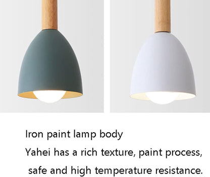 Wmmner Desk Lamp Ceiling Light, Three Head Dining Room Chandelier Pendant Light Modern Lantern Lighting Led E27 Socket Simple Solid Wood Bar Table Lamp Hanging Lamp Ceiling Lighting - Lamps Table Lamp