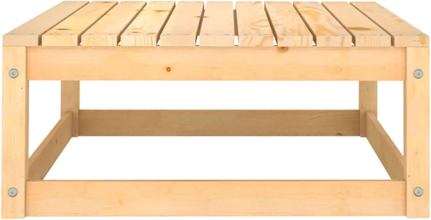Homgoday Set Divani da Giardino 4 pz in Legno Massello di Pino, Lettini Prendisole, Divano Letto Mobili, Lettini da Giardino, Lettino da Piscina Esterno Piscina No