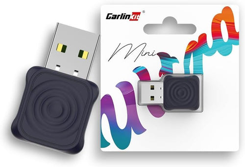 Wireless CarPlay Adapter CarlinKit Mini Ultra – 2 in 1 for Android Auto, Plug & Play Wired to Wireless Converter, Fastest Connection for Factory OEM Car 2019+ Models