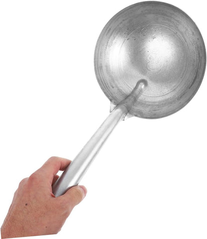 Totority Iron Ladle Spoon for Feeding and Watering Heavy Duty Horse Feed Scoop for Livestock Durable Iron
