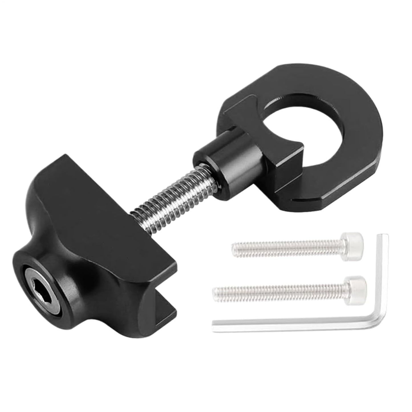 Bike Chains Tensioner, Folding Chain Fastener, 0.79x0.47x0.47 Inches Portable Safety Enhancer, Cycling Chain Alignment Tool for Men, Women and Improves Riding Stability