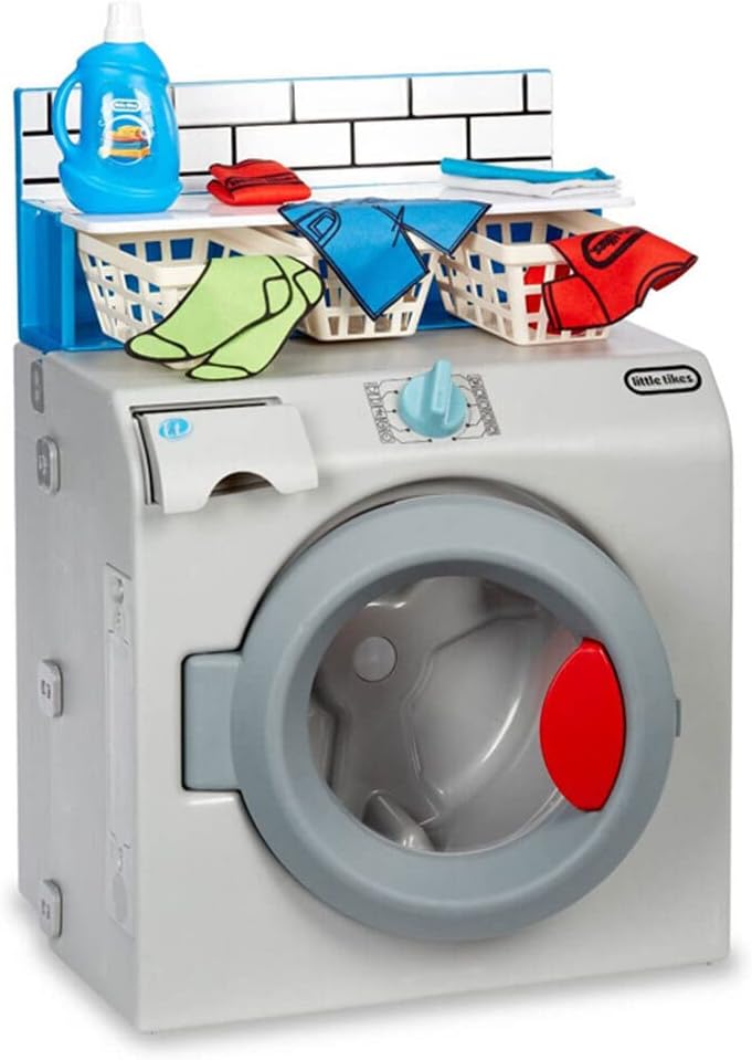 Little Tikes First Washer-Dryer - Interactive & Realistic with Sounds - Pretend Play Appliance for Kids